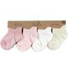 imageTouched by Nature Girls Unisex Baby Organic Cotton Socks with NonSkid Gripper for Fall ResistanceSoft Pink Neutral