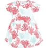 imageTouched by Nature Infant Toddler Girls Organic Cotton Dress and Cardigan Rainbows SunshineCoral Reef