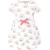 imageTouched by Nature Infant Toddler Girls Organic Cotton Dress and Cardigan Rainbows SunshineRainbows and Sunshine