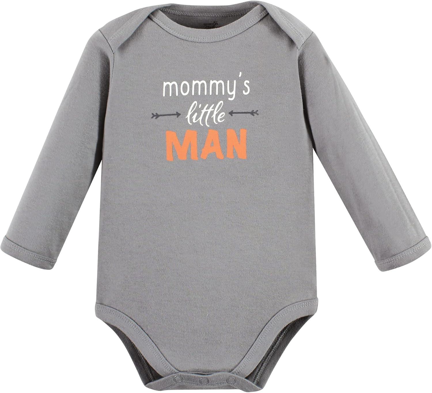 imageTouched by Nature Unisex Baby Organic Cotton LongSleeve BodysuitsBoy Woodland