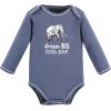 imageTouched by Nature Unisex Baby Organic Cotton LongSleeve BodysuitsBoy Safari