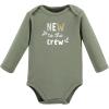 imageTouched by Nature Unisex Baby Organic Cotton LongSleeve BodysuitsBoy Safari