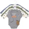 imageTouched by Nature Unisex Baby Organic Cotton LongSleeve BodysuitsBoy Woodland
