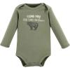 imageTouched by Nature Unisex Baby Organic Cotton LongSleeve BodysuitsBoy Woodland