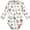 imageTouched by Nature Unisex Baby Organic Cotton LongSleeve BodysuitsBoy Woodland Alphabet 3pack