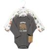imageTouched by Nature Unisex Baby Organic Cotton LongSleeve BodysuitsBoy Woodland Alphabet 3pack