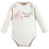 imageTouched by Nature Unisex Baby Organic Cotton LongSleeve BodysuitsGirl Safari