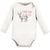 imageTouched by Nature Unisex Baby Organic Cotton LongSleeve BodysuitsGirl Woodland