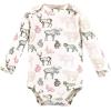 imageTouched by Nature Unisex Baby Organic Cotton LongSleeve BodysuitsGirl Woodland