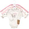 imageTouched by Nature Unisex Baby Organic Cotton LongSleeve BodysuitsGirl Woodland