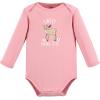 imageTouched by Nature Unisex Baby Organic Cotton LongSleeve BodysuitsGirl Woodland Alphabet 3pack