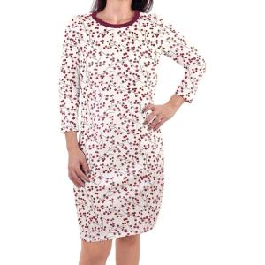 imageTouched by Nature Baby Girls Organic Cotton Short LongSleeve DressesWomen Berry Branch Long Sleeve