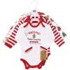 imageTouched by Nature Unisex Baby Organic Cotton LongSleeve BodysuitsChristmas Cookies