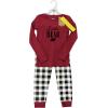 imageTouched by Nature Unisex Holiday Pajamas Merry And Bright Kids 12 YearsBear