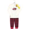 imageTouched by Nature Unisex Holiday Pajamas Merry And Bright Kids 12 YearsChristmas Tree