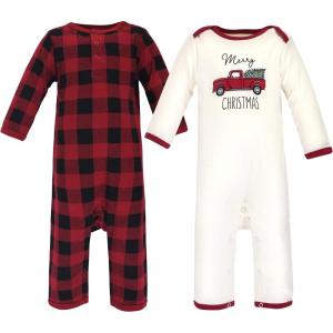 imageTouched by Nature Unisex Holiday Pajamas Merry And Bright Kids 12 YearsChristmas Tree