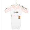 imageTouched by Nature Unisex Baby Organic Cotton GownsPink Camping Animals