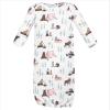 imageTouched by Nature Unisex Baby Organic Cotton GownsPink Camping Animals