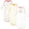 imageTouched by Nature Unisex Baby Organic Cotton GownsRainbows and Sunshine
