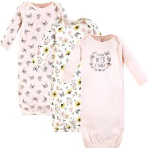 imageTouched by Nature Unisex Baby Organic Cotton GownsSoft Wildflower