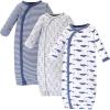 imageTouched by Nature Unisex Baby Organic Cotton Kimono GownsBlue Whale