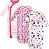 imageTouched by Nature Unisex Baby Organic Cotton Kimono GownsPink Botanical