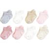 imageTouched by Nature Unisex Baby Organic Cotton Socks with NonSkid Gripper for Fall ResistanceSoft Pink Neutral