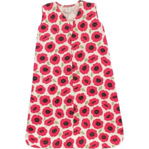 imageTouched by Nature Unisex Baby Organic Cotton Sleeveless Wearable Sleeping Bag Sack Blanket Bird 612 MonthsPoppy