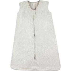 imageTouched by Nature Unisex Baby Organic Cotton Sleeveless Wearable Sleeping Bag Sack Blanket Bird 612 MonthsSolid Heather Gray