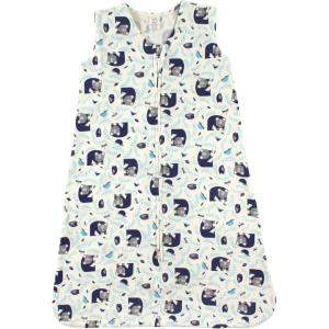 imageTouched by Nature Unisex Baby Organic Cotton Sleeveless Wearable Sleeping Bag Sack Blanket Bird 612 MonthsWoodland