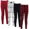 imageTouched by Nature Organic Cotton Leggings Dainty RosetteBuffalo Plaid