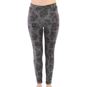 imageTouched by Nature Organic Cotton Leggings Dainty RosetteBlack Floral