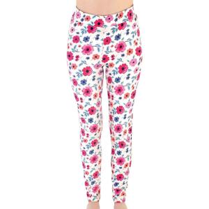 imageTouched by Nature Organic Cotton Leggings Dainty RosetteGarden Floral Women