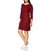 image:imageTouched by Nature BabyGirls Organic Cotton ShortSleeve and LongSleeve DressesWomen Buffalo Plaid Long Sleeve