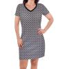 image:imageTouched by Nature BabyGirls Organic Cotton ShortSleeve and LongSleeve DressesWomen Gray Black Dot Short Sleeve