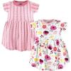 image:imageTouched by Nature BabyGirls Organic Cotton ShortSleeve and LongSleeve DressesBaby Toddler Botanical Short Sleeve