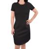 Women Black Short Sleeve