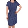 Women Dainty Rosette Short Sleeve