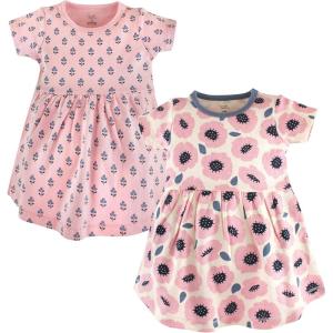 image:imageTouched by Nature BabyGirls Organic Cotton ShortSleeve and LongSleeve DressesBaby Toddler Blossoms Short Sleeve