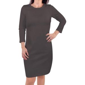 image:imageTouched by Nature BabyGirls Organic Cotton ShortSleeve and LongSleeve DressesWomen Charcoal Long Sleeve