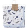 image:imageTouched by Nature Unisex Baby Organic Cotton Swaddle Receiving and Multipurpose Blanket Feather One SizeDino