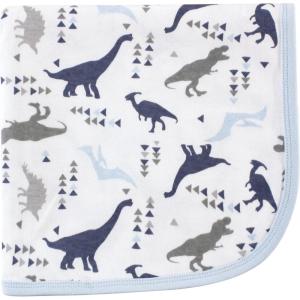 image:imageTouched by Nature Unisex Baby Organic Cotton Swaddle Receiving and Multipurpose Blanket Feather One SizeDino