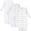 image:imageTouched by Nature babygirls Organic Cotton Zipper GownsSafari