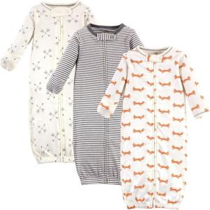 image:imageTouched by Nature babygirls Organic Cotton Zipper GownsFox