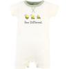 image:imageTouched by Nature Baby Unisex Baby Organic Cotton RompersBee Different