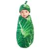 image:imageTouched by Nature Unisex Baby Organic Cotton Swaddle Blanket and Headband or Cap Cherry Blossom One SizeCabbage