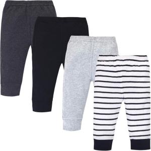 image:imageTouched by Nature Baby Organic Cotton PantsGray Black Stripe