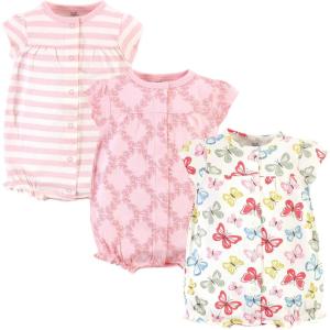 image:imageTouched by Nature Baby Unisex Baby Organic Cotton RompersButterflies