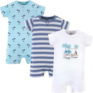 image:imageTouched by Nature Baby Unisex Baby Organic Cotton RompersCamper