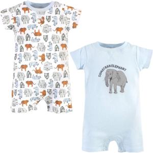 image:imageTouched by Nature Baby Unisex Baby Organic Cotton RompersEndangered Elephant